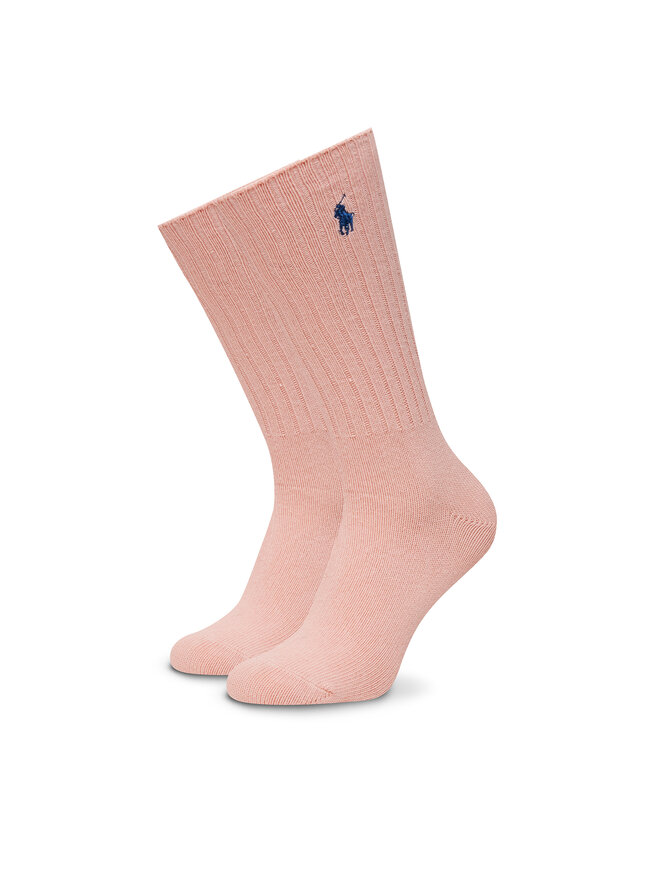 Polo Ralph Lauren Calcetines altos para mujer Polo Ralph Lauren 449915908045 Rosa