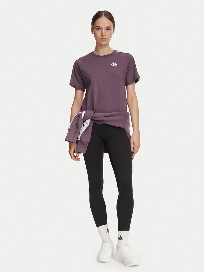 Kappa Kappa T-Shirt 371U6WW Violett Regular Fit
