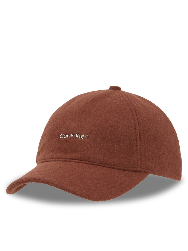 Calvin Klein Kapa s šiltom Calvin Klein K60K612364 Rjava