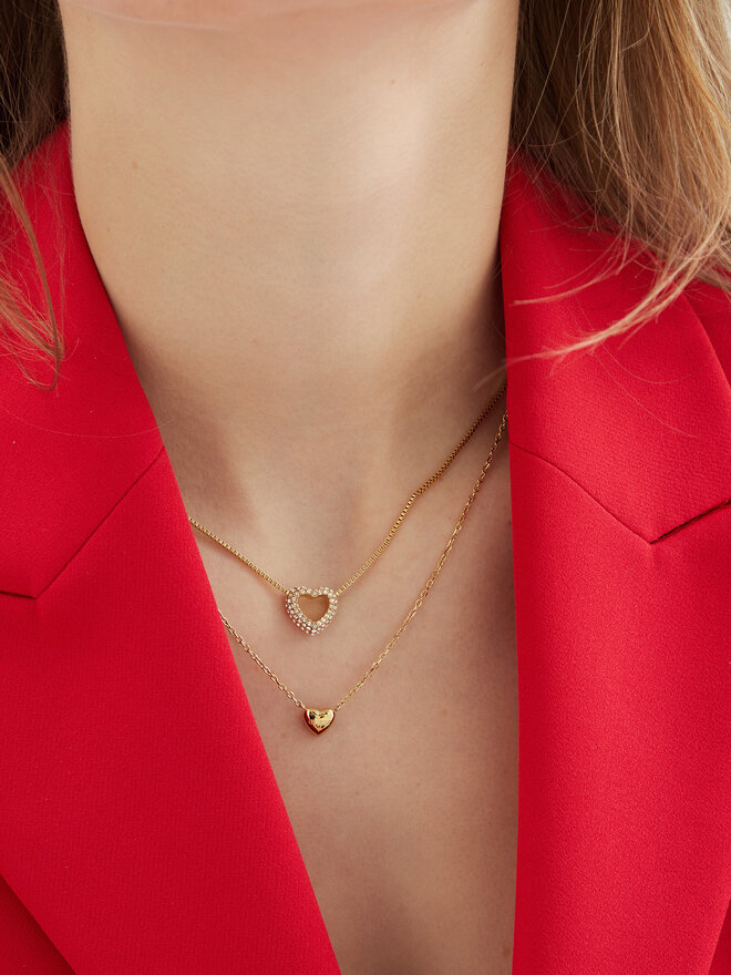 Guess Ogrlica Guess JUBN05 026JW Zlatna