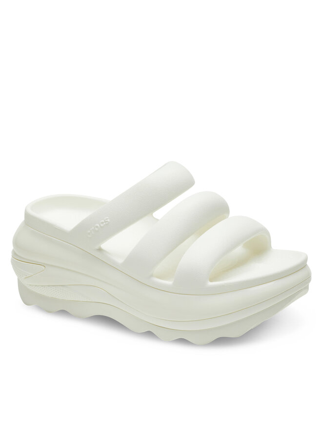Crocs Παντόφλες Crocs Mega Crush Triple Strap 209842 Εκρού
