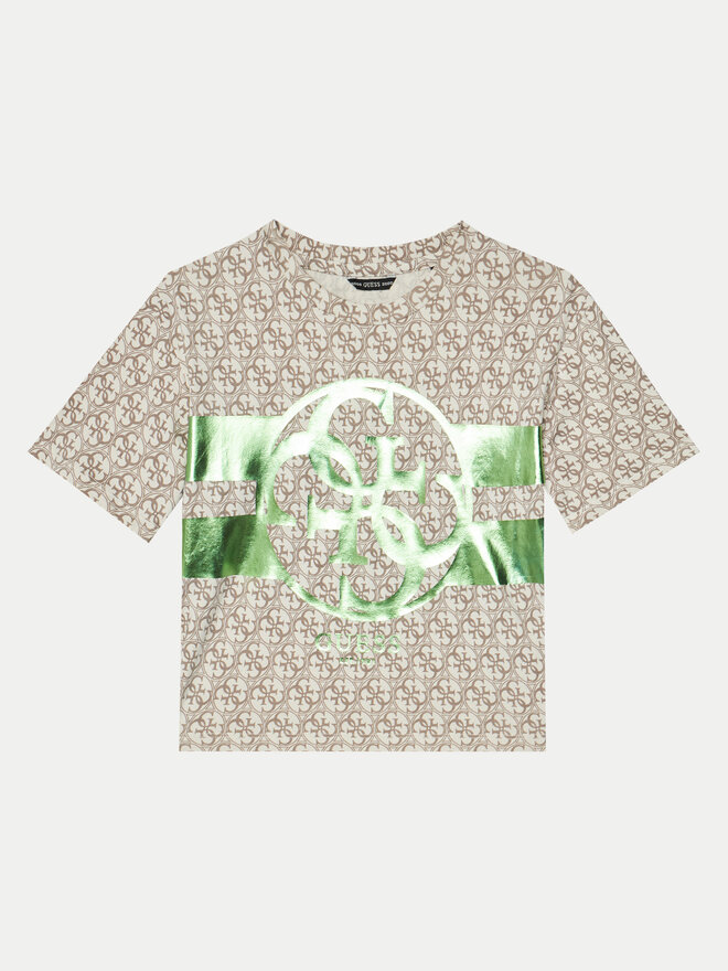 Guess Guess Футболка J5RI04 K6YW4 Бежевий Regular Fit
