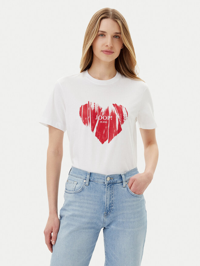 JOOP! Jeans JOOP! Jeans T-Shirt Tessa 30046948 Weiß Regular Fit