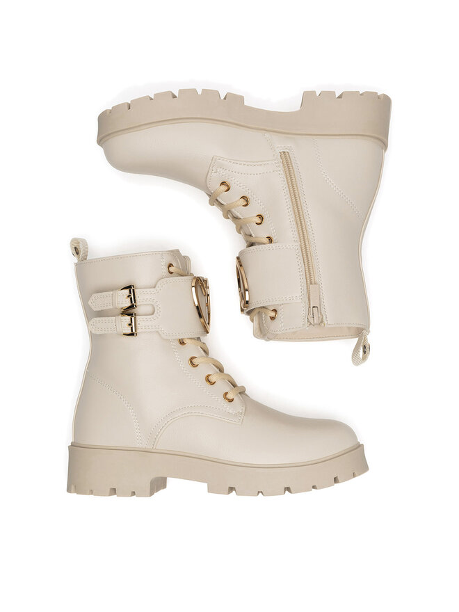 DeeZee Botines planos DeeZee CM231117-2 Beis