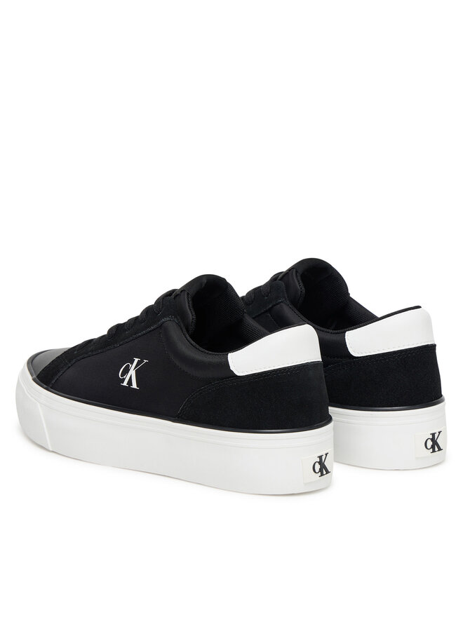 Calvin Klein Jeans Αθλητικά Calvin Klein Jeans Vulc Flatform Mg Nylon Mix YW0YW01896 Μαύρο