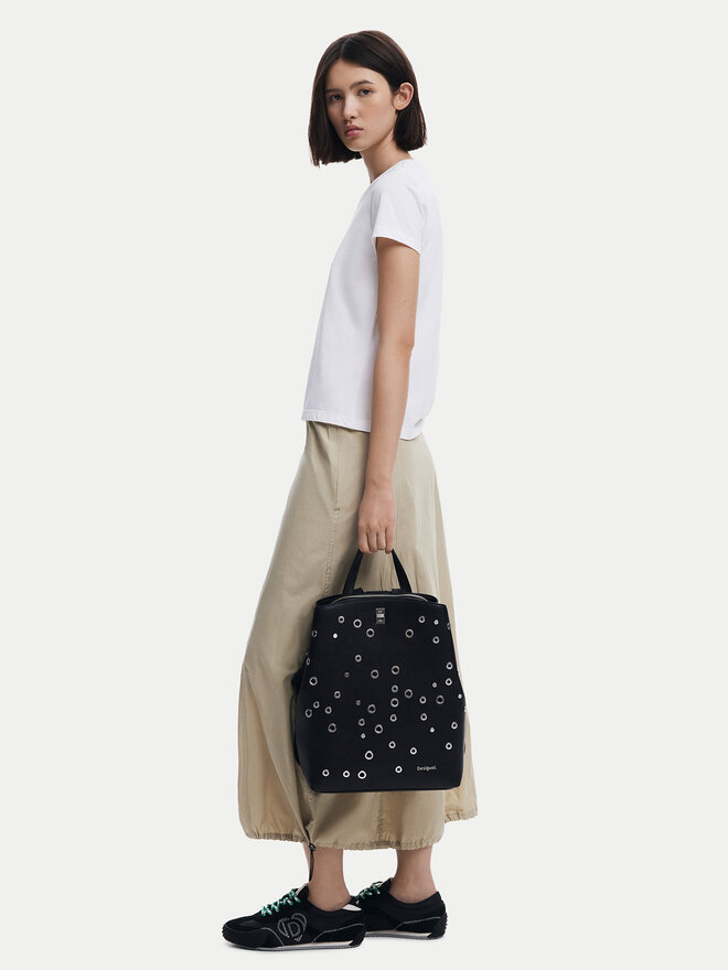 Desigual Hátizsák Desigual Rebel Sumy Black 25SAKP19 Fekete
