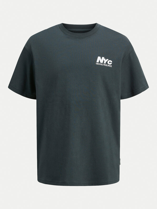 Jack&Jones Junior Jack&Jones Junior Футболка Bronx Square 12263185 Сірий Loose Fit