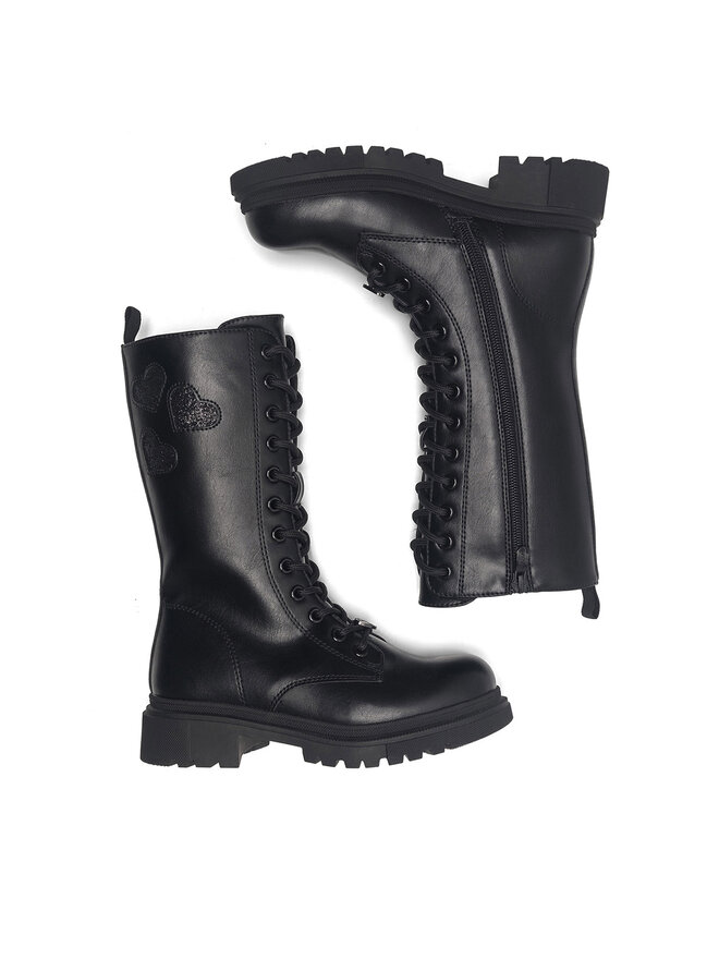 Nelli Blu Šnurovacia obuv Nelli Blu CS6171-05 Čierna