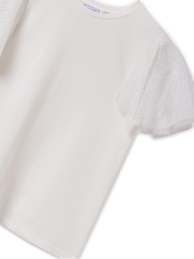 Mayoral Mayoral Camiseta 6022 Écru Regular Fit
