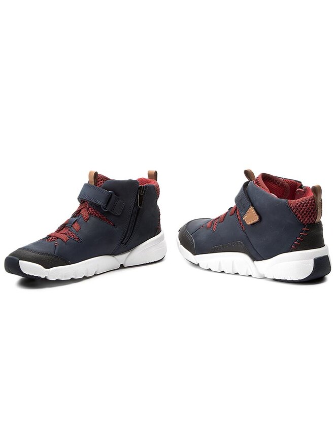 Clarks Μποτίνια Clarks Tri Mimo Jnr 261270826 Σκούρο μπλε