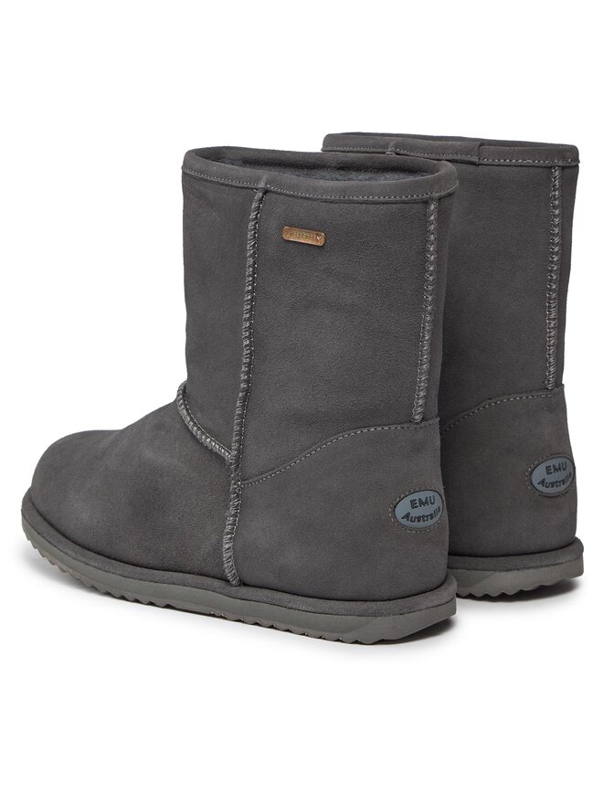 EMU Australia Μπότες Χιονιού EMU Australia Brumby Lo Teens T10773 Γκρι