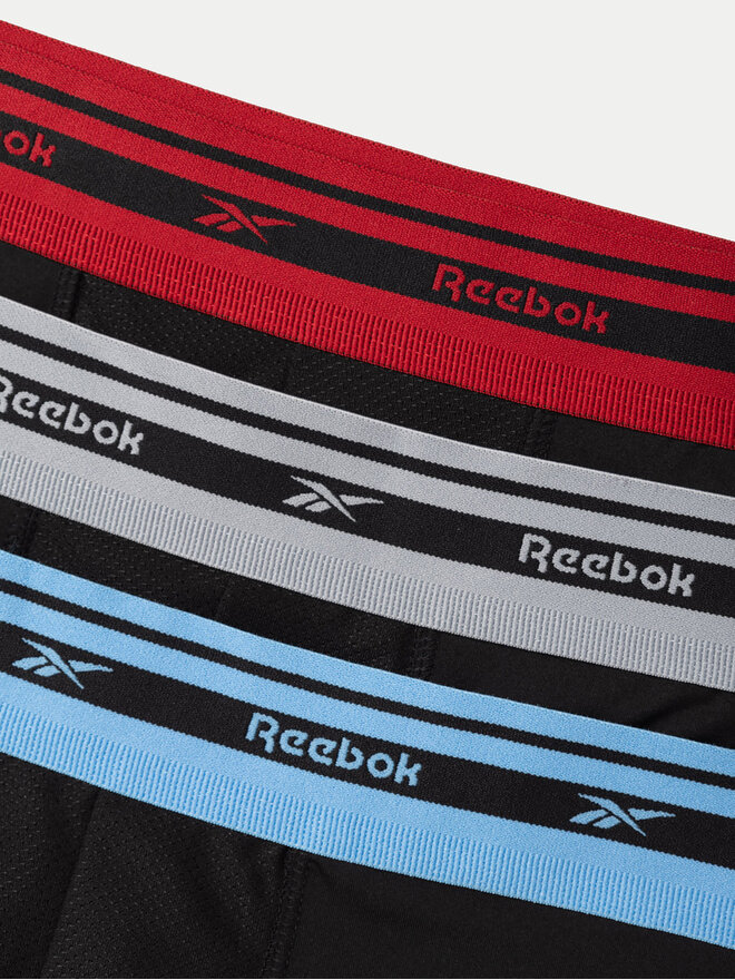 Reebok Reebok Σετ μποξεράκια 3 τμχ DARIAN - AW24 (3-pack) Μαύρο