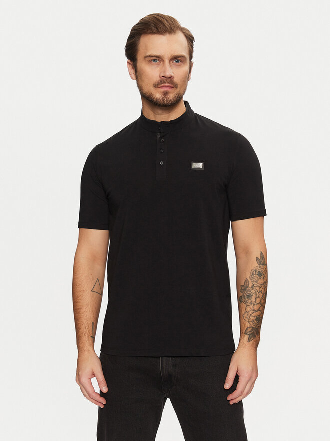 KARL LAGERFELD KARL LAGERFELD Polo 745089 551221 Μαύρο Regular Fit