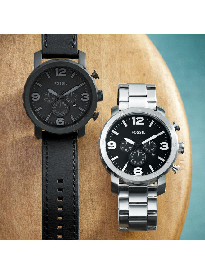Fossil Laikrodis Fossil Nate JR1354 Juoda