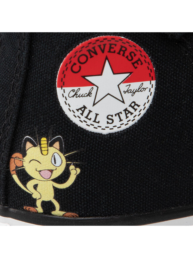 Converse Trampki Converse POKEMON Chuck Taylor All Star Hi A01229C Czarny