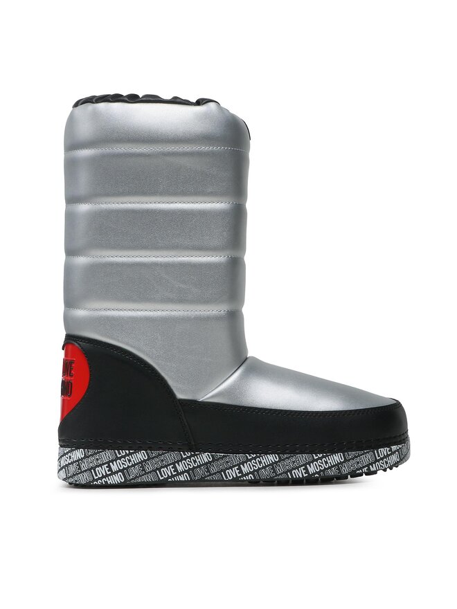 LOVE MOSCHINO Sniega zābaki LOVE MOSCHINO JA24162G1HIT590B Sudraba