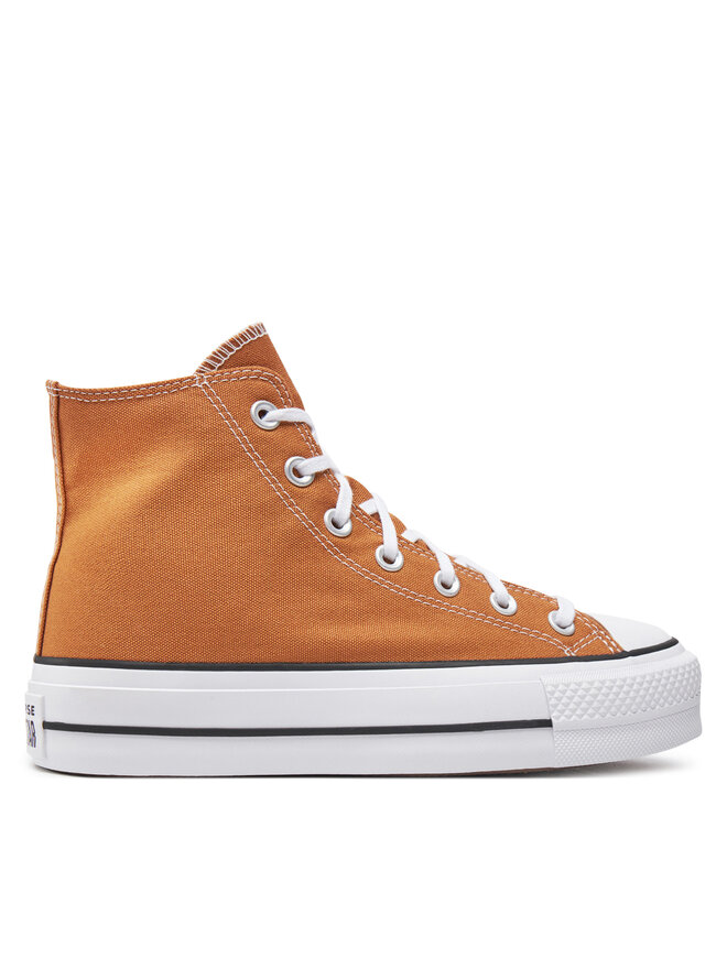 Sneakers aus Stoff Converse Chuck Taylor All Star Lift Platform A11537C Orange eschuhe