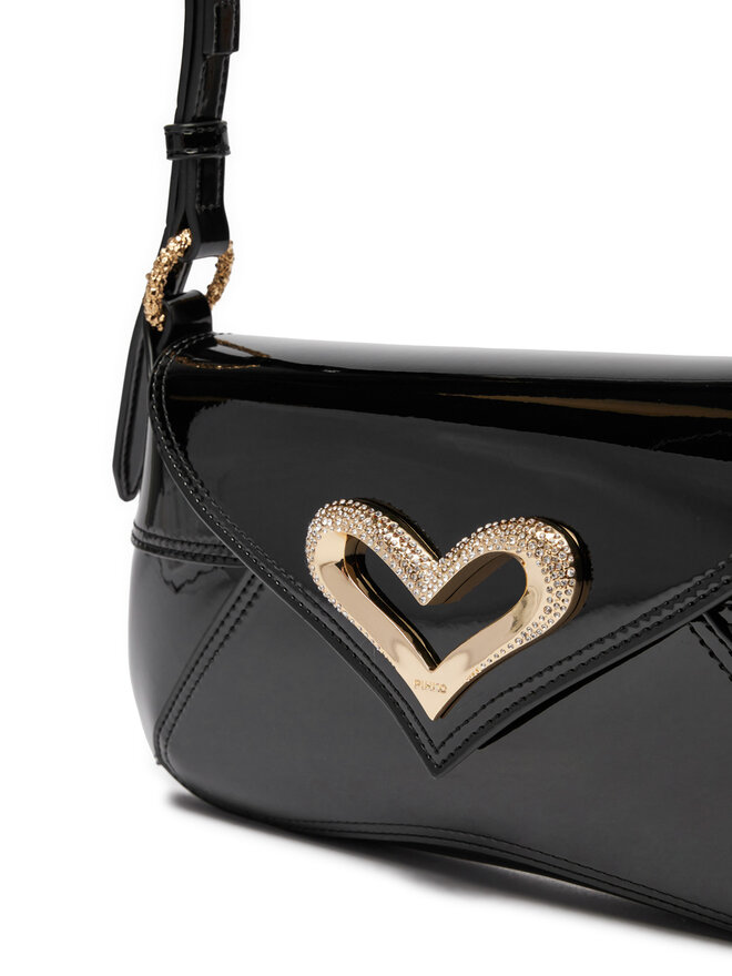 PINKO Handtasche PINKO 520 Shoulder Classic Fl AI 24-25 PLTT 103763 A1UP Schwarz