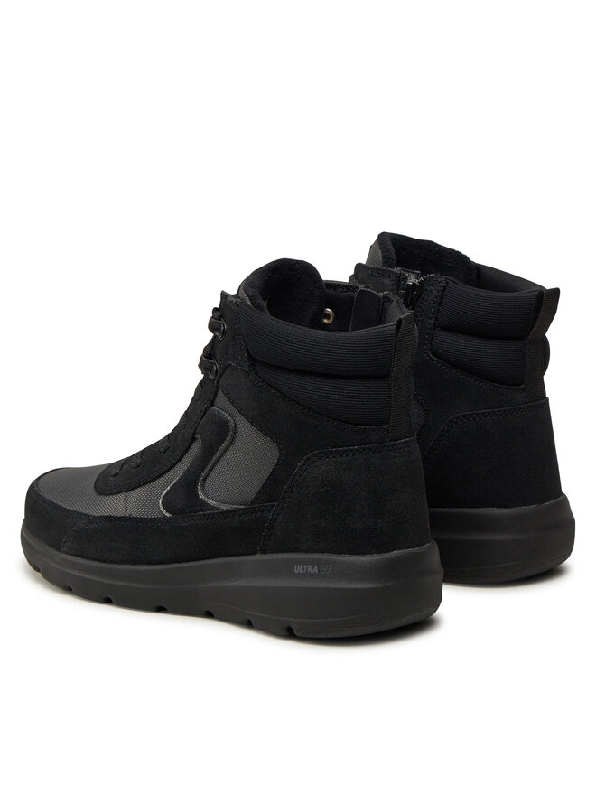 Skechers Īsie zābaki Skechers 144198/BKGY Melns