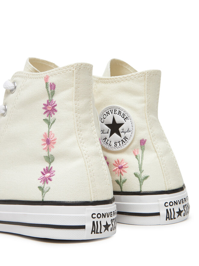 Converse Sneakers aus Stoff Converse Chuck Taylor All Star Florals A11774C Écru