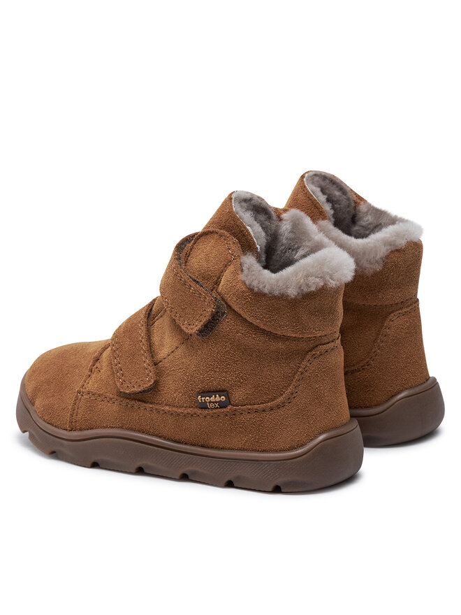 Froddo Μπότες Froddo Zeru Tex Furry Barefoot G2110149-2 S Καφέ