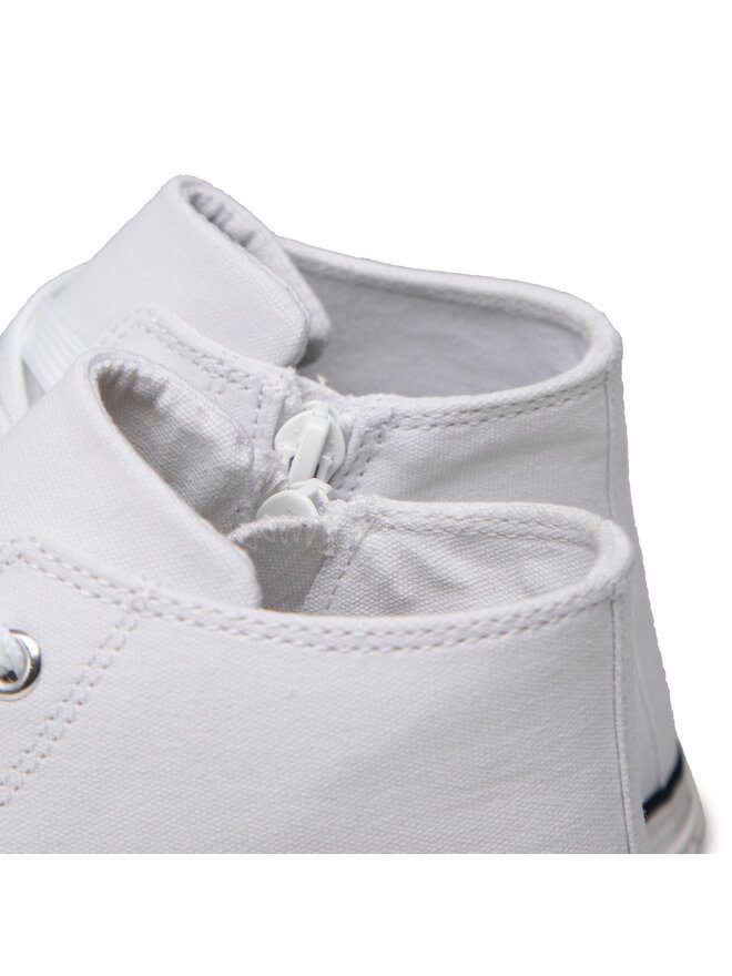 Tommy Hilfiger Kedas Tommy Hilfiger High Top Lace-Up Sneaker T3A4-32119-0890 S Balts