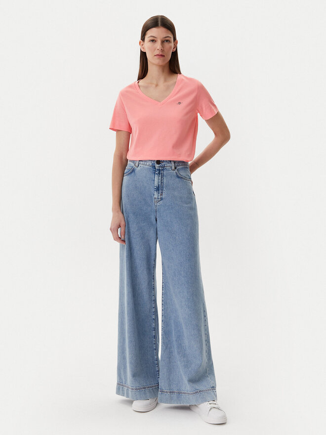 Gant Gant Póló Shield 4200750 Rózsaszín Regular Fit