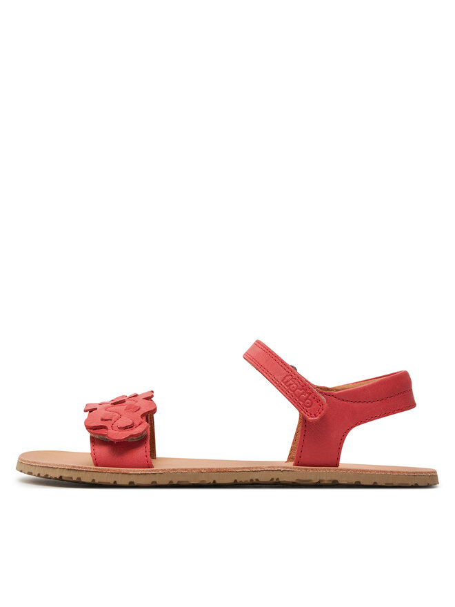 Froddo Sandály Froddo Barefoot Flexy Flowers G3150265 D Červená