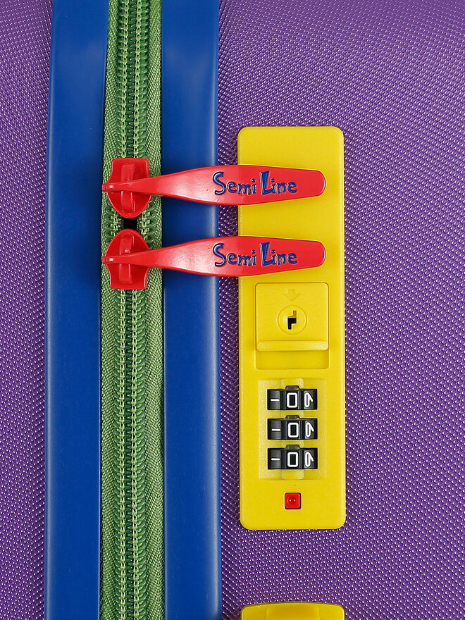 Semi Line Kabinbőrönd Semi Line T5930-1 Lila