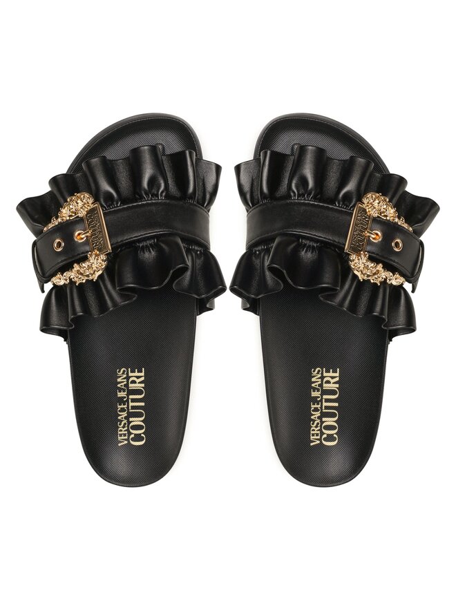 Versace Jeans Couture Papucs Versace Jeans Couture 74VA3SM5 Fekete