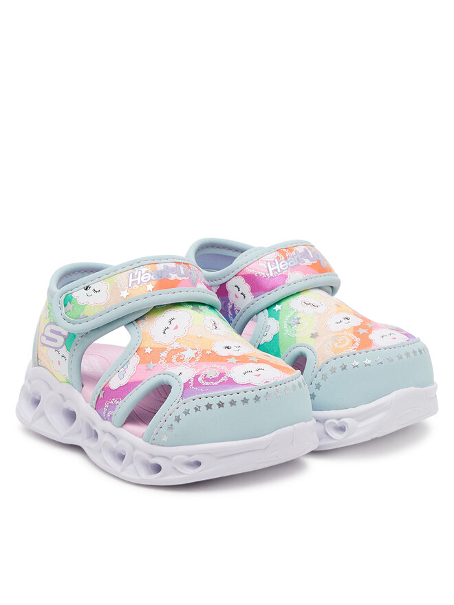 Skechers Sandály Skechers Heart Lights Sandals-Cutie Clouds 302977N/TQMT Tyrkysová