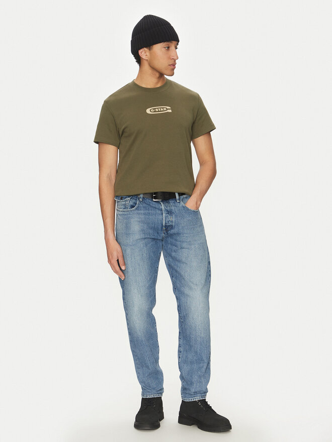G-Star Raw G-Star Raw Camiseta Old Skool D25967-C812 110 Verde Regular Fit