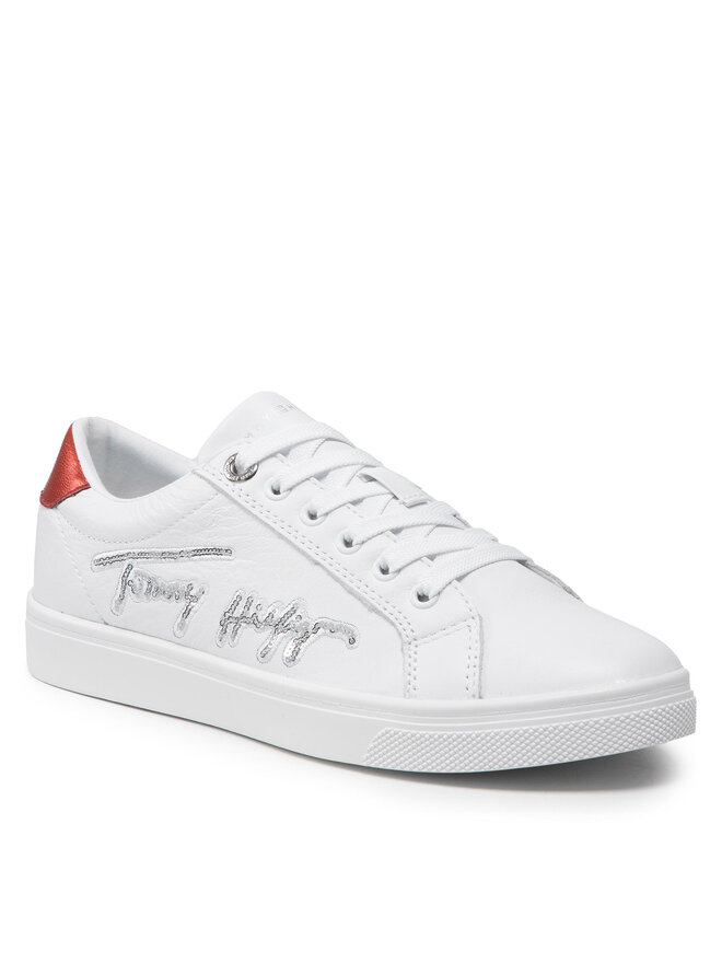 Essential signature cupsole trainers deals