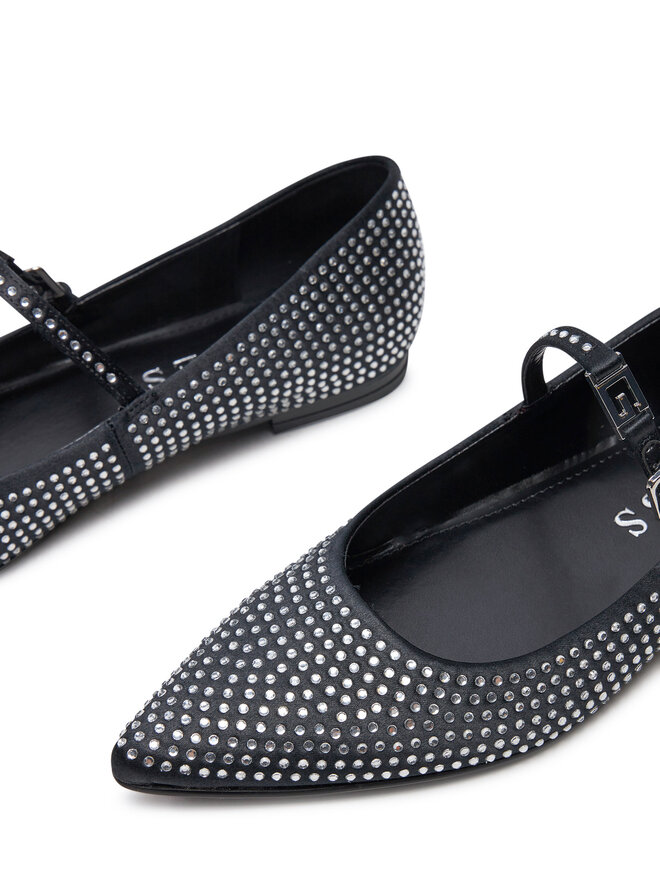 Guess Балеринки Guess Dannely FLFDNN SAT08 Черен