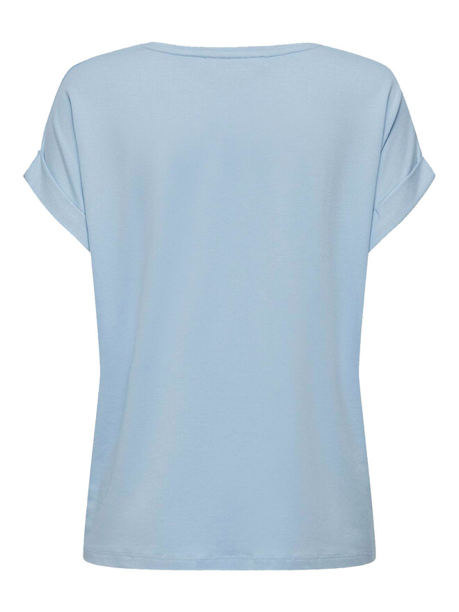 ONLY ONLY Camiseta Moster 15106662 Celeste Regular Fit