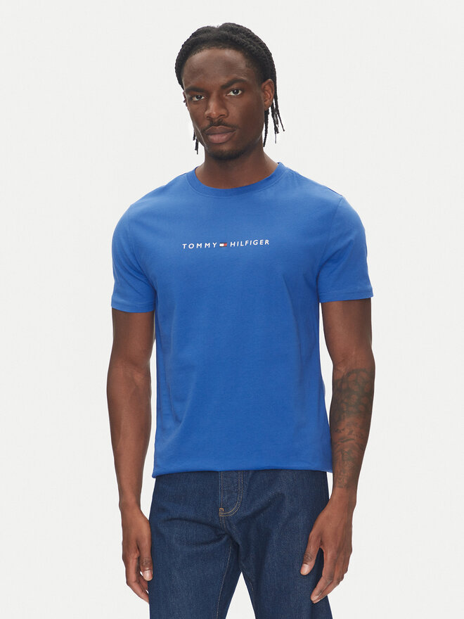 Tommy Hilfiger Tommy Hilfiger Marškinėliai UM0UM03525 Mėlyna Regular Fit