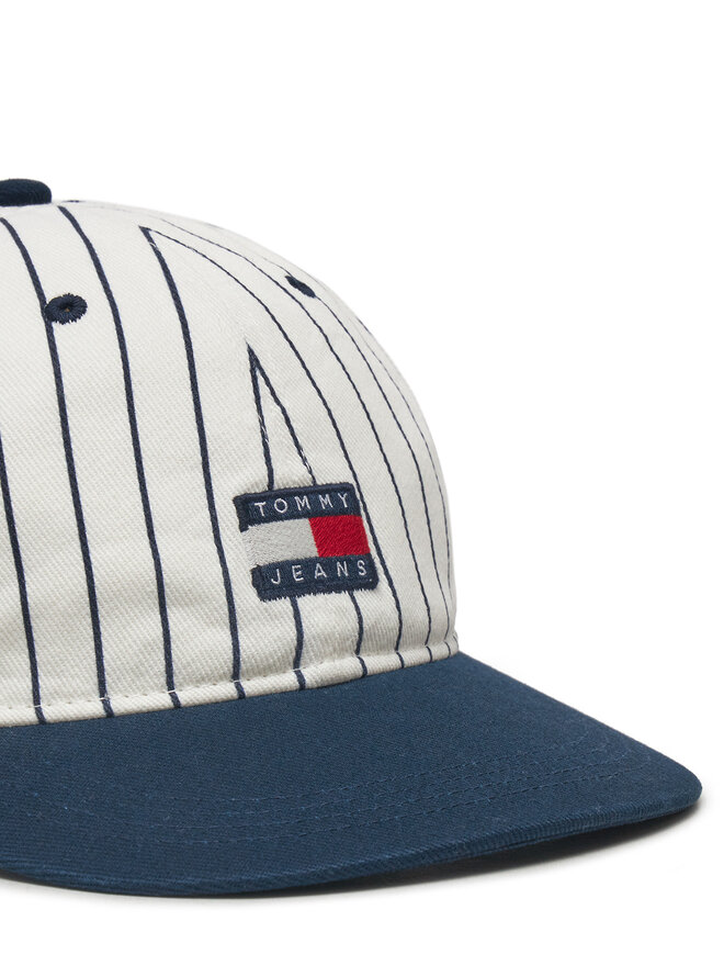 Tommy Jeans Шапка с козирка Tommy Jeans Heritage Sport AM0AM12935 Бял