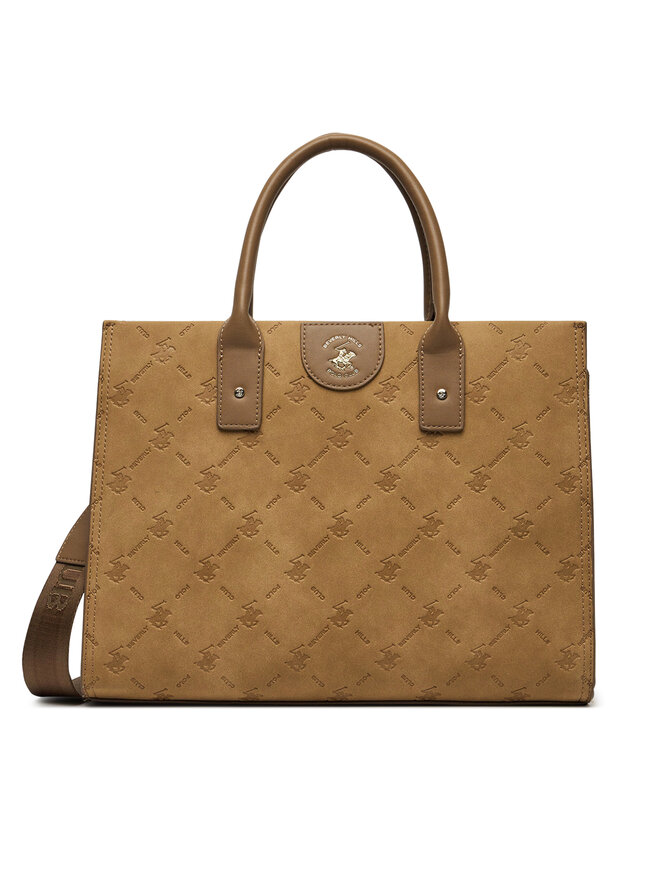 Beverly Hills Polo Club Torebka Beverly Hills Polo Club BHPC-L-002-07 Brązowy
