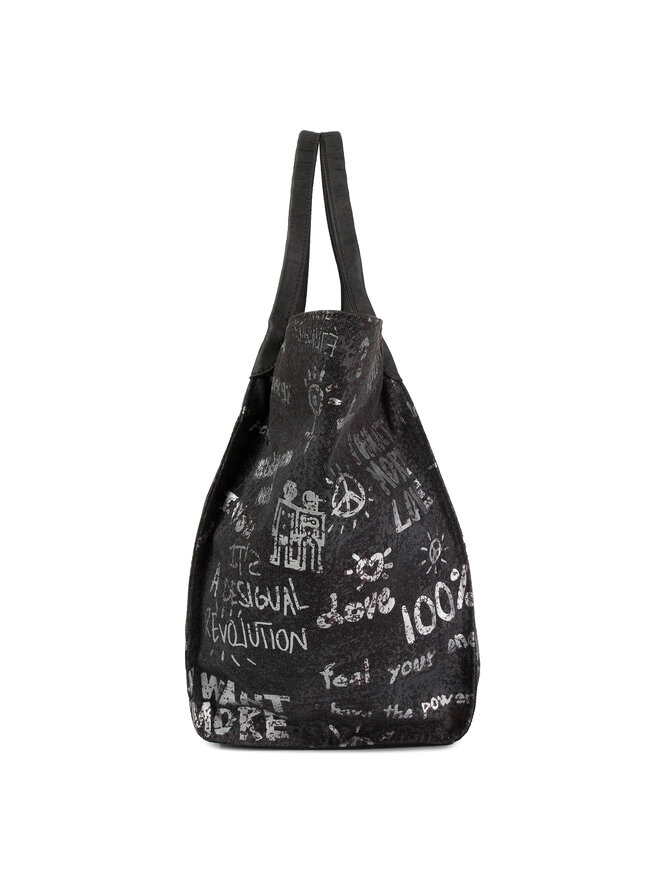 Desigual Handtasche Desigual 19WAXA15 Schwarz