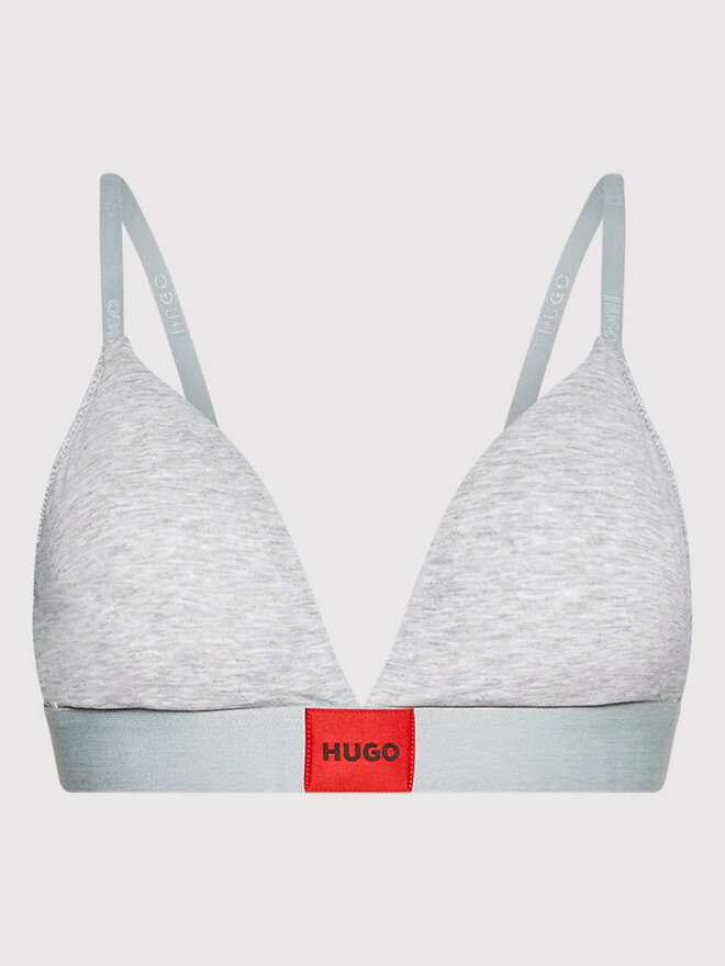 HUGO Hugo Σουτιέν Bralette Triangle Red Label 50469647 Γκρι