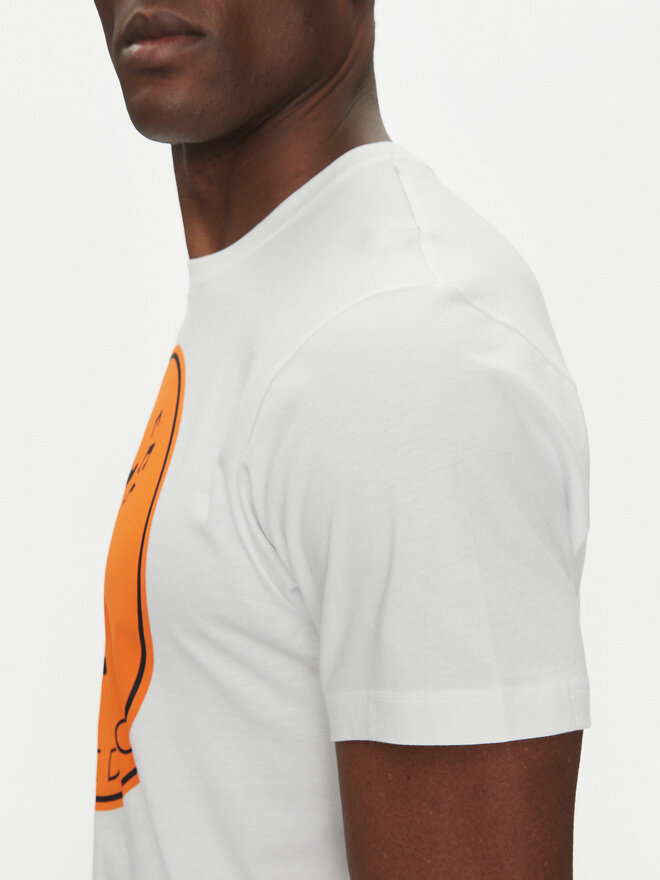 Save The Duck Save The Duck Camiseta DT0825M BESY20 Blanco Regular Fit