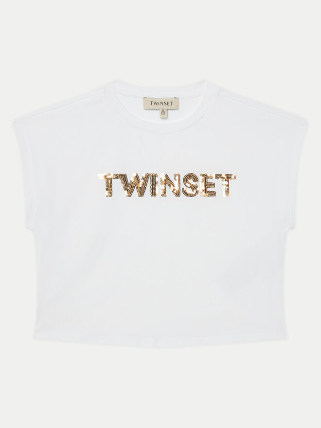 TWINSET TWINSET T-Shirt 251GJ2537 Weiß Regular Fit