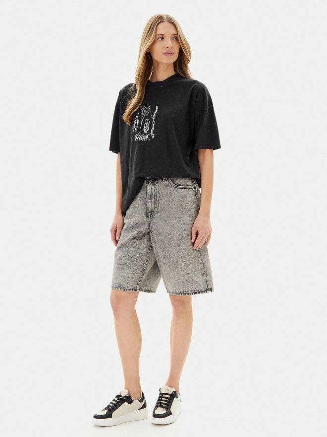 Volcom Volcom T-Shirt Voltrip B3512508 Μαύρο Oversize