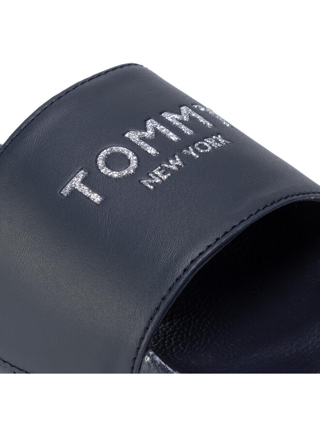 Tommy Hilfiger Ciabatte Tommy Hilfiger Th Glitter Pool Slide FW0FW04982 Blu scuro