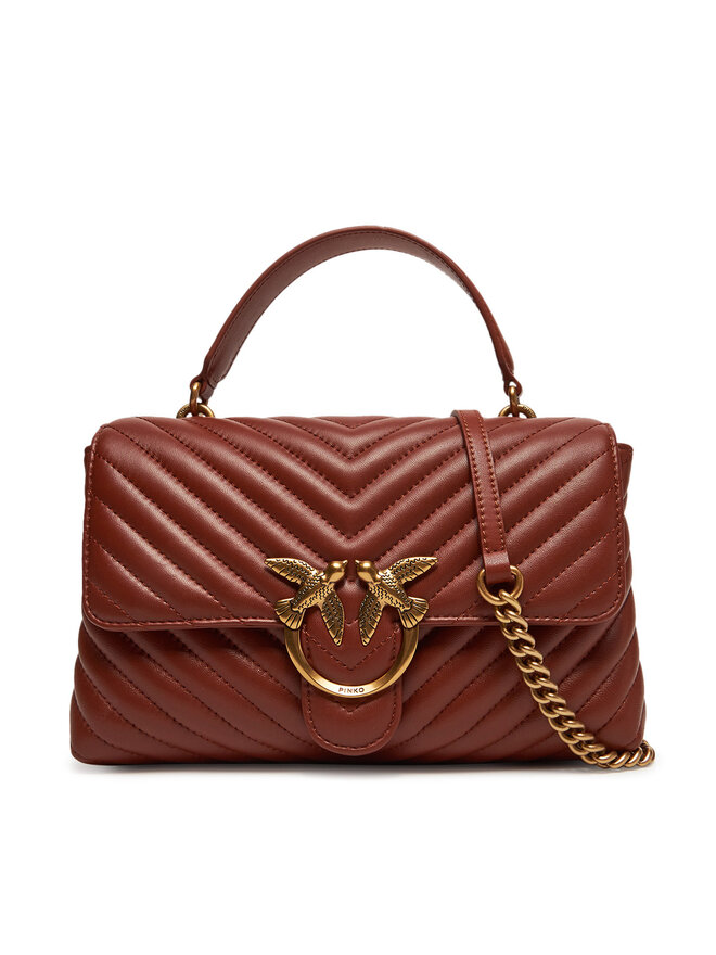 PINKO Handtasche PINKO Love Lady Puff Classic Cl PE 25 PLTT 100043 A0GK Braun