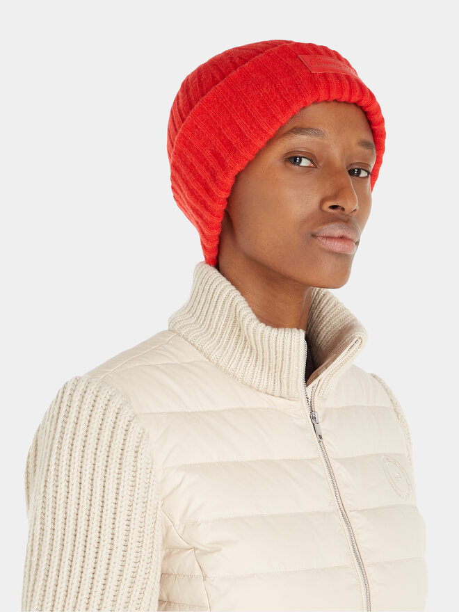 Tommy Hilfiger Gorro Tommy Hilfiger Tommy Twist Beanie AW0AW15325 Naranja