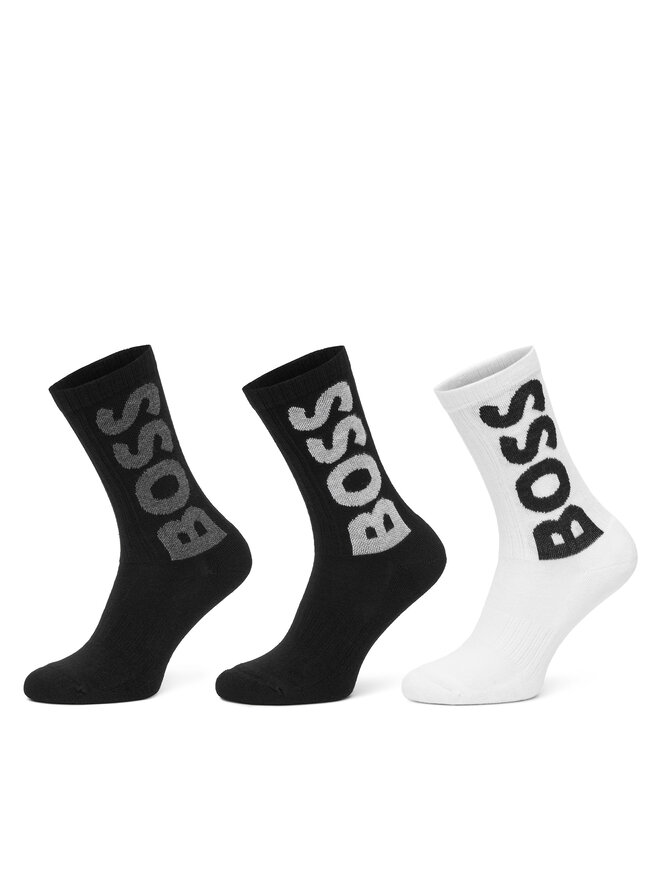 BOSS 3er-Set hohe Herrensocken BOSS 50524259 Bunt