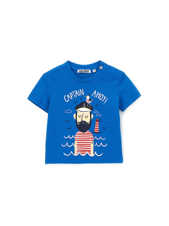 Original Marines Original Marines Camiseta DFP0260NM Azul Regular Fit