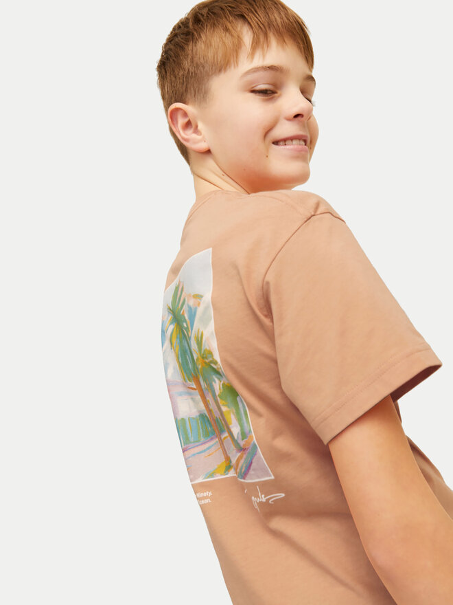 Jack&Jones Junior Jack&Jones Junior Marškinėliai Joraruba 12257134 Oranžinė Volume Fit