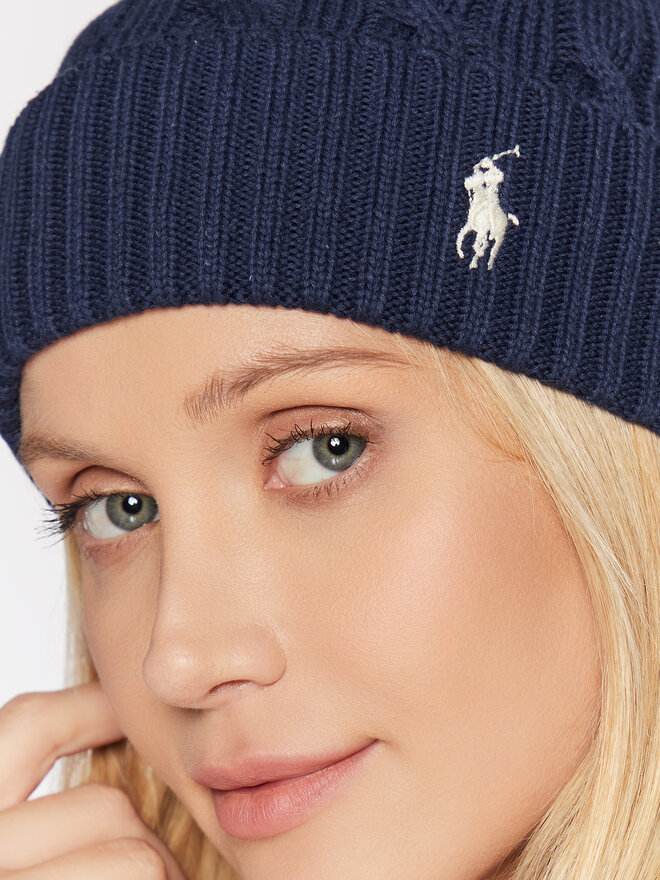 Bonnet ralph lauren bleu marine 2025